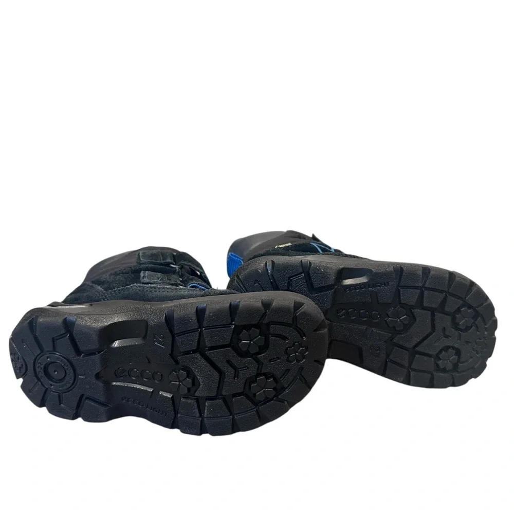ECCO Snowride Children's Gore-Tex Winter Boots Black Blue Toddler‎ Size 10